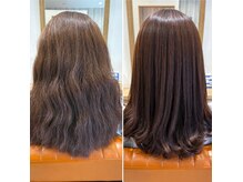 ストレート×デジタルパーマ♪【宇都宮/白髪染め/リタッチ】