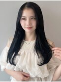 韓国レイヤーカット/ダークグレー/髪質改善