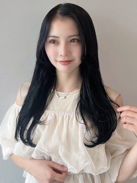 ソラ 広尾店(SORA) 韓国レイヤーカット/ダークグレー/髪質改善