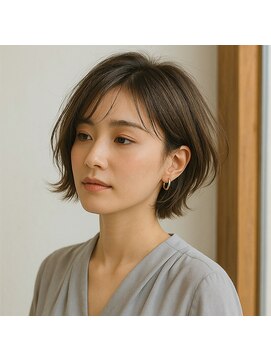 スープレックス ヘアーデザイン(SOUPREX HAIR DESIGN) 大人女性の束感ショートボブ　20代 30代 40代 50代 60代髪質改善