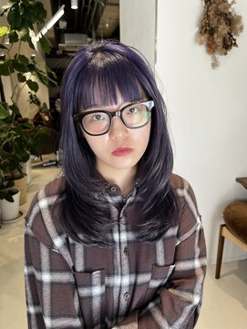 リル 茅ヶ崎(Liru:) ミディアムヘア/デザインカラー/レイヤーカット