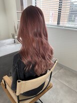 ヘアー アトリエ アンジー(Hair Atelier Angee)&nbsp;ピンクベージュカラー