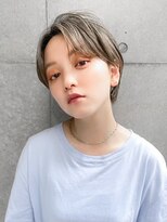 ギークス(GEEKS)&nbsp;【GEEKS渋谷】レイヤーショート/グレーブラウン/シャギー/冬ヘア