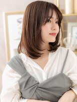 カバーヘア ブリス 大宮西口(COVER HAIR bliss) グレーブラウンバタフライカット小顔ボブディc7大宮20代30代40代