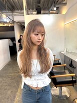 ジュール 池袋(Joule)&nbsp;韓国風レイヤーカット×ミルクティーベージュ