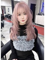 アクタノイド エット 表参道店(actanoid etto)&nbsp;ホワイトピンク×ふんわりレイヤーカット