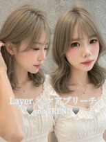ラビス(Lovis) ミルクブラウン/ダークパープル/ナチュラルショート/夏