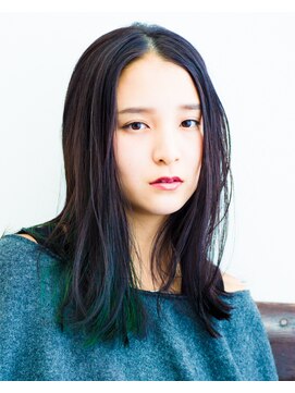 レガーレ(Legare) [インナーカラーが映える]シンプルなワンレンセミロング