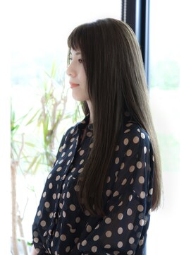 コース(CORS) 【CORS高崎】シースルーバング☆モードストレートベージュ