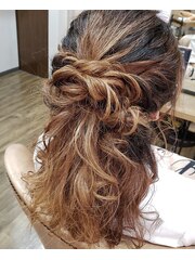 結婚式ヘアセット