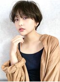 【December】大人かわいい黒髪マッシュショート♪