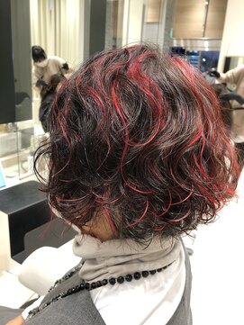 アヴァンス 深井店(AVANCE.) 個性的デザインカラー×パーマスタイル