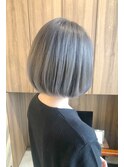 ハイトーングレージュボブ☆髪質改善☆オージュア