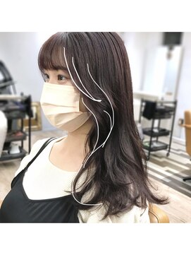 ラブクロムトーキョー オモテサンドウ(LOVECHROME OMOTESANDO) あざと後れ毛韓国くびれヘア☆ショコラベージュメルティカラー