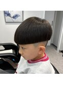 ハイライト/マッシュパーマ/ウルフ/アッシュブラック