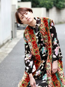 リブロ 三軒茶屋(LIBRO) ヒッピー×マッシュショート