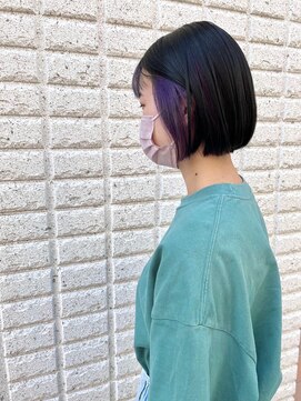 プチメゾントウキョウ(Petit Maison Tokyo) バイオレットカラー_フェイスフレーミング