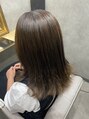 インスヘアー 明石(INCE HAIR) 白髪ぼかしハイライトで透明感のあるオシャレカラーへ！