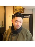 73分け　フェードカット 【理容室/barber/表参道】
