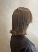 大人気、切りっぱなしボブ