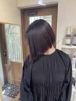 ワンバイワンクラッカ(one by one CLACCA)&nbsp;前下がりミディアムボブ