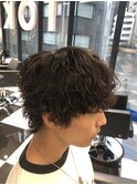 ツイスパマッシュ(刈り上げツーブロック黒髪パーマ)