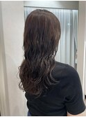 髪質改善カラー　艶カラー　ブラウンカラー　ミディアム