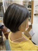 インナーカラーショートボブ