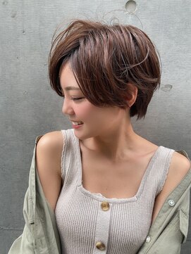 ロンドグロワール 大宮(Lond Gloire) 小顔丸みショート/ブリーチなし透明感カラー/大宮