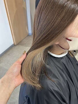 ミリ 久留米(miri..) インナーベージュ/ インナーカラー/haru