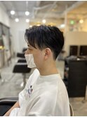 MEN'SHAIRアッシュブラックカルマパーマ
