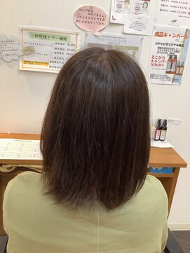 ツヤイロ 上飯田南店(TSUYA_IRO) 9レベル    オリーブブラウン