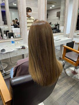 アッサンブレトウキョウ 月島店(Assemble Tokyo) ブロンド/フェイスフレミング/ミディアム