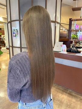 ジュール ドゥJour doux ベージュ/ブリーチカラー/ロング/ハイトーン