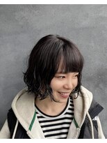 フリー(FREEY) ボブパーマ　透明感カラー