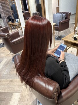 シエル 藤沢店(CIEL) ブリーチなし！チェリーピンク！！