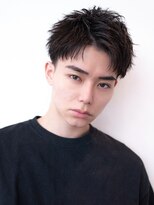 ハバナ 渋谷(HAVANA)&nbsp;アッシュブラック/スパイキーショート/刈り上げ/ツーブロック