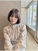 ボブ 20代30代40代ヘア 切りっぱなし 三ノ宮