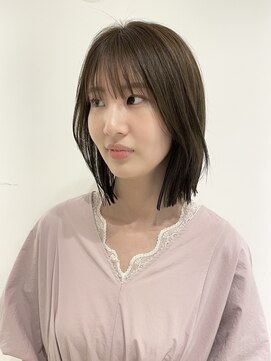 イト(ito) 【 ito ／ 梅田 】くびれボブ×オリーブベージュ