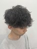 【メンズ限定】メンズカット+ツイストスパイラル/波巻きパーマ ￥13200