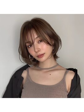アンソレイユ ヘアー ガーデン(ensoleille hair garden) レイヤーボブ