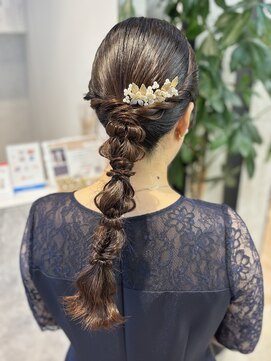 バランス 新宿(balance) 【Shiori】結婚式ヘアアレンジ♪