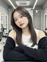 艶髪×髪質改善。触れたくなる上品なツヤを。【秋葉原/髪質改善/酸性ストレート/縮毛矯正/韓国/顔周り】