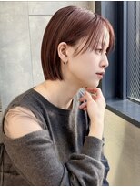 トルネード(TORNADO)&nbsp;切りっぱなしボブ ピンクアッシュ カーテンバングt14