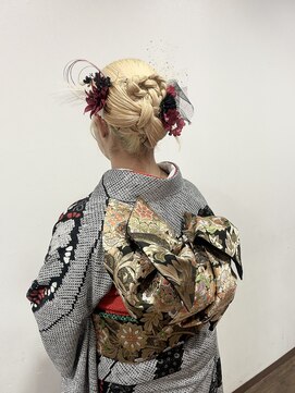 アクティフ(actif) 成人式着付け リボンヘア