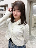 アロ 大阪梅田(alo)&nbsp;【momoa】ナチュラルブラウン×レイヤー《レイヤー/大阪梅田》