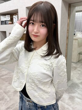 アロ 大阪梅田(alo) 【momoa】ナチュラルブラウン×レイヤー《レイヤー/大阪梅田》