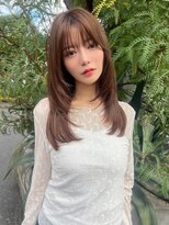 エイミー(Aimee) aimee 町田 おすすめ レイヤー×マロングレージュ