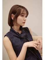 ノイ(noi)&nbsp;顔周りレイヤーカットくびれヘアミルクティーベージュカラー韓国