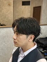 ザ クラン バイ ヘッドライト 仙台長町店(THE CLAN by HEADLIGHT)&nbsp;【ビジネスマンお勧めパーマ】センターパート×ツイスパ